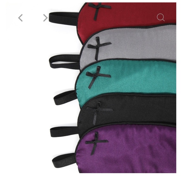 Handmade 100% silk sleep mask grey - Picture 4 of 4